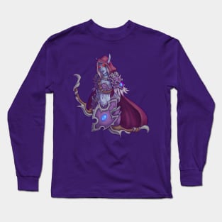 Lady Sylvanas Windrunner, the Banshee Queen Long Sleeve T-Shirt